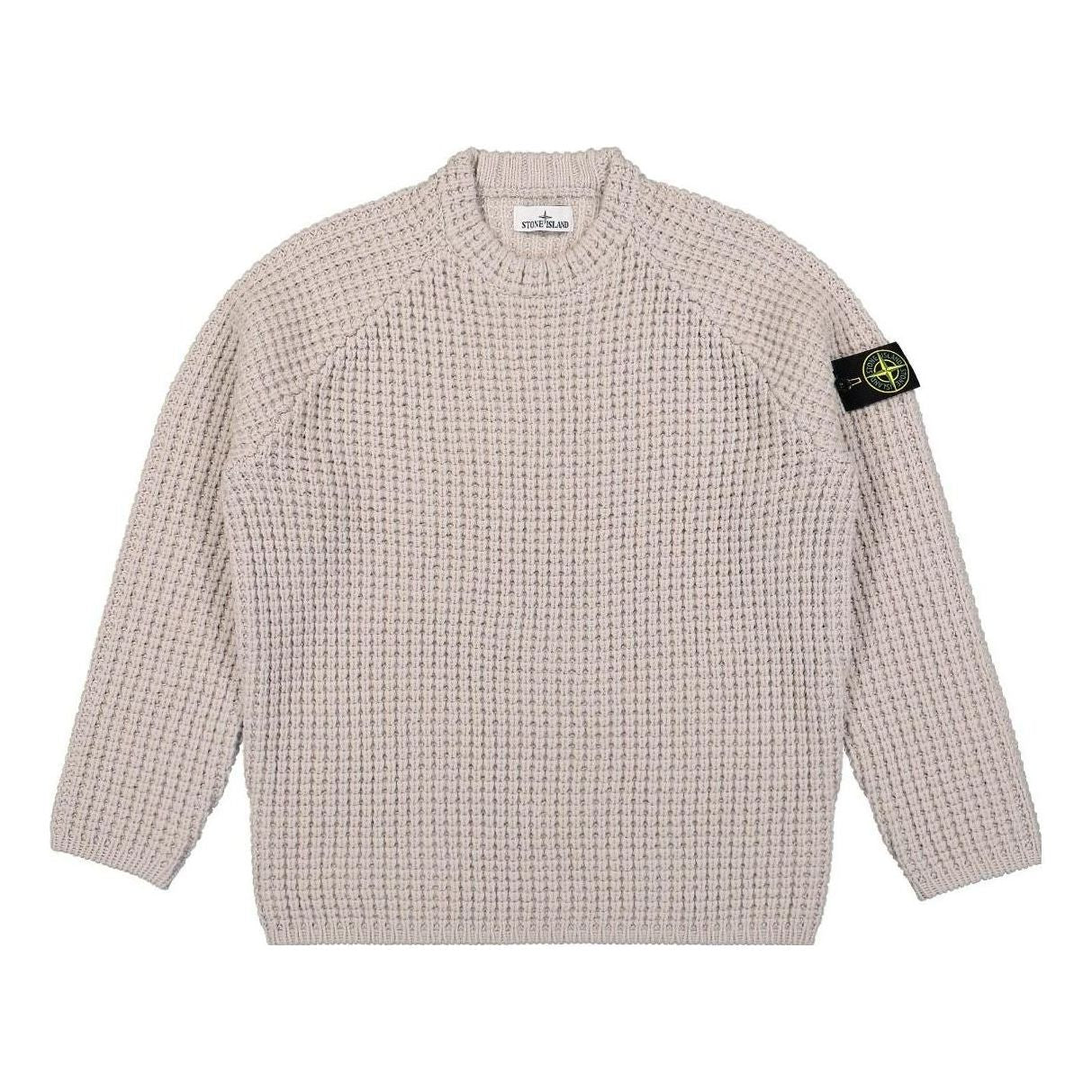 STONE ISLAND Waffle Sweater 'Plaster' 7915502D5-V0097