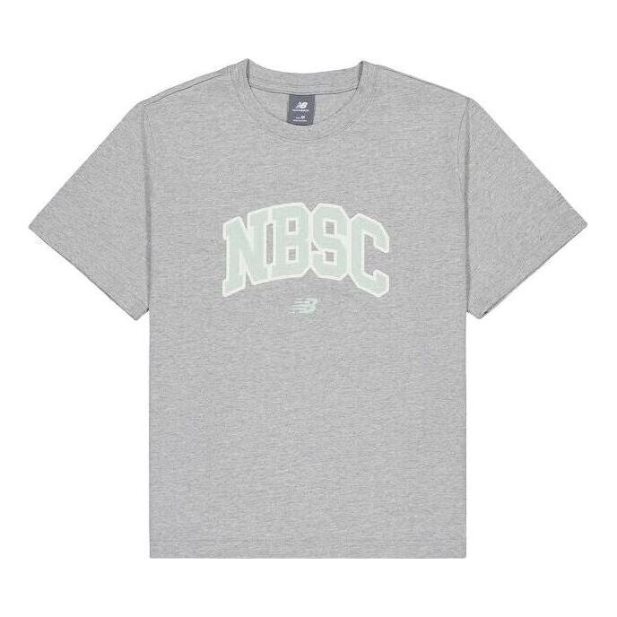 (WMNS) New Balance NBSC Cotton T-Shirt 'Grey' AWT42313-GHM