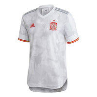 adidas Fef A Jsy Spanish national team Away AU Player Edition Sports Short Sleeve Soccer/Football Jersey White FI6239