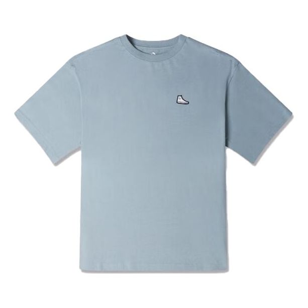 Converse Go-To Sneaker Patch T-Shirt 'Tidepool Grey' 10025397-A08