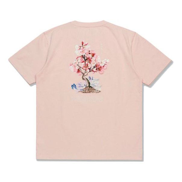 Li-Ning Sakura Graphic T-shirt 'Pink' AHSR630-2