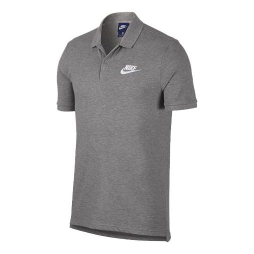 Nike Sportswear lapel Polo Shirt Gray 909747-063