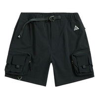 Nike ACG Embroidered Logo Lacing waterproof Multiple Pockets Shorts Black DH8348-010