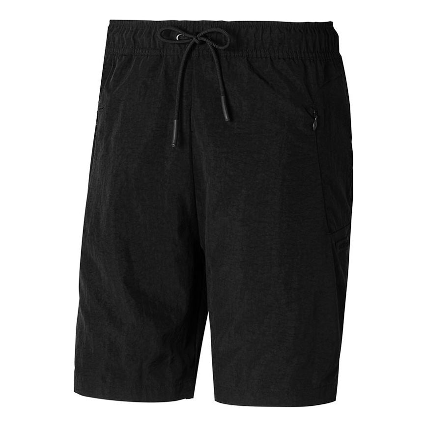 adidas neo M Conctd Short Solid Color Sports Drawstring Shorts Black DW7991