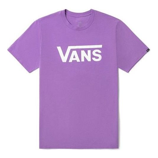 Vans Essentials Logo T-shirt 'Purple' VN0A4MM6Z71