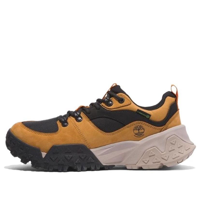 Timberland Motion Scramble Low LaceUp Waterproof Hikers 'Wheat Nubuck' A6A14754
