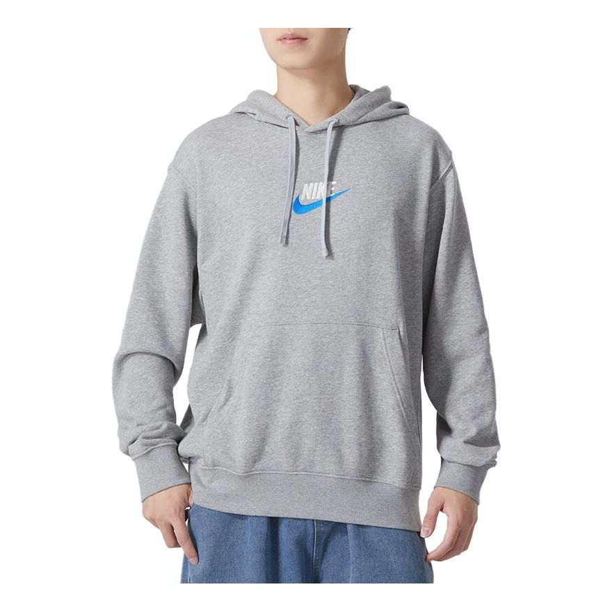 Nike Club Pullover Hoodie 'Light Grey' FB7789-063