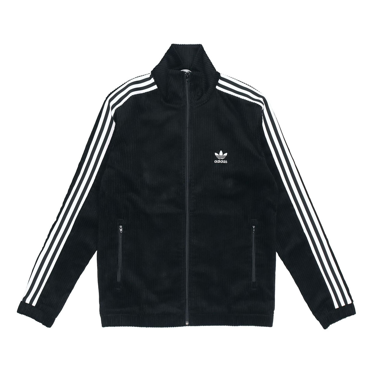 adidas originals Cord corduroy Zipper Jacket Black ED6127