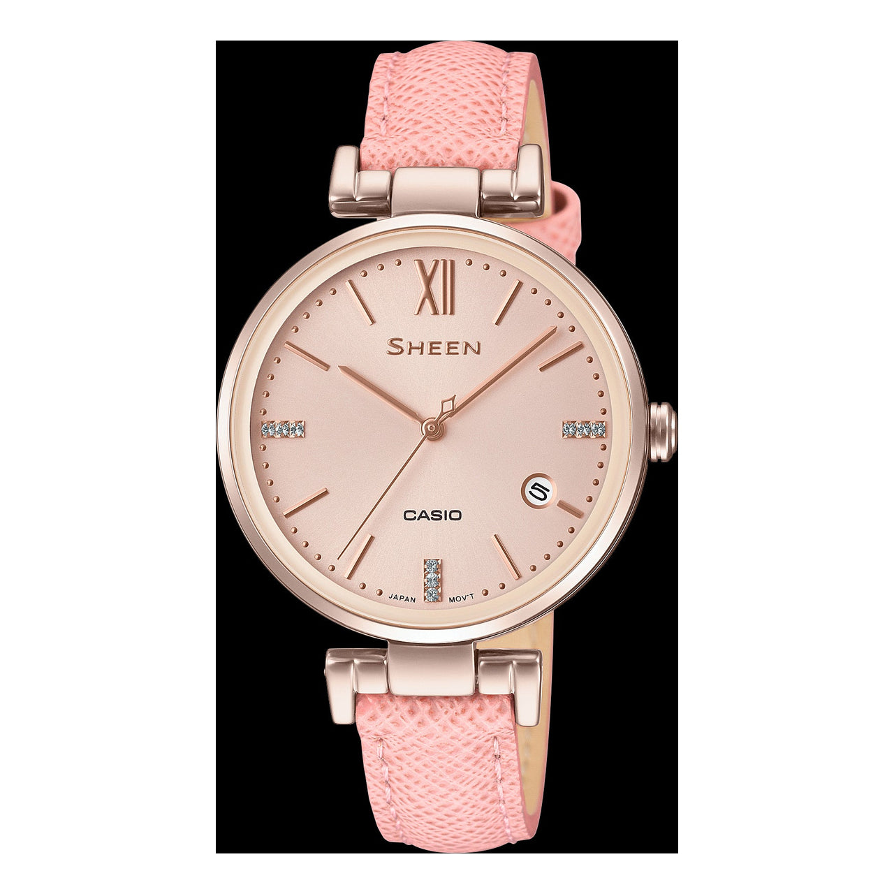 CASIO SHE-4053CGL-4A Waterproof Analog SHEEN SHE-4053CGL-4A