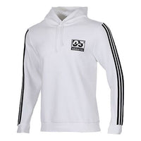 adidas neo Sports Pullover hooded Long Sleeves White FU1041
