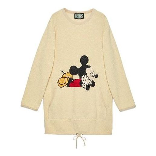 (WMNS) Gucci x Disney Cotton Crew Neck Dress 'Beige' 606143-XKA5G-9200