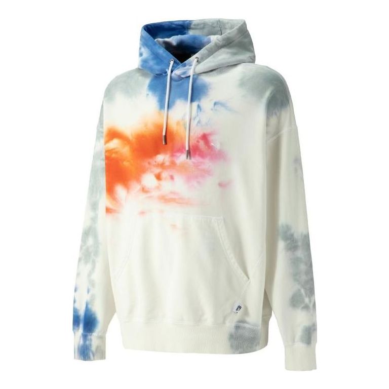 PUMA MMQ Tie Dye Hoodie 'White' 539575-02
