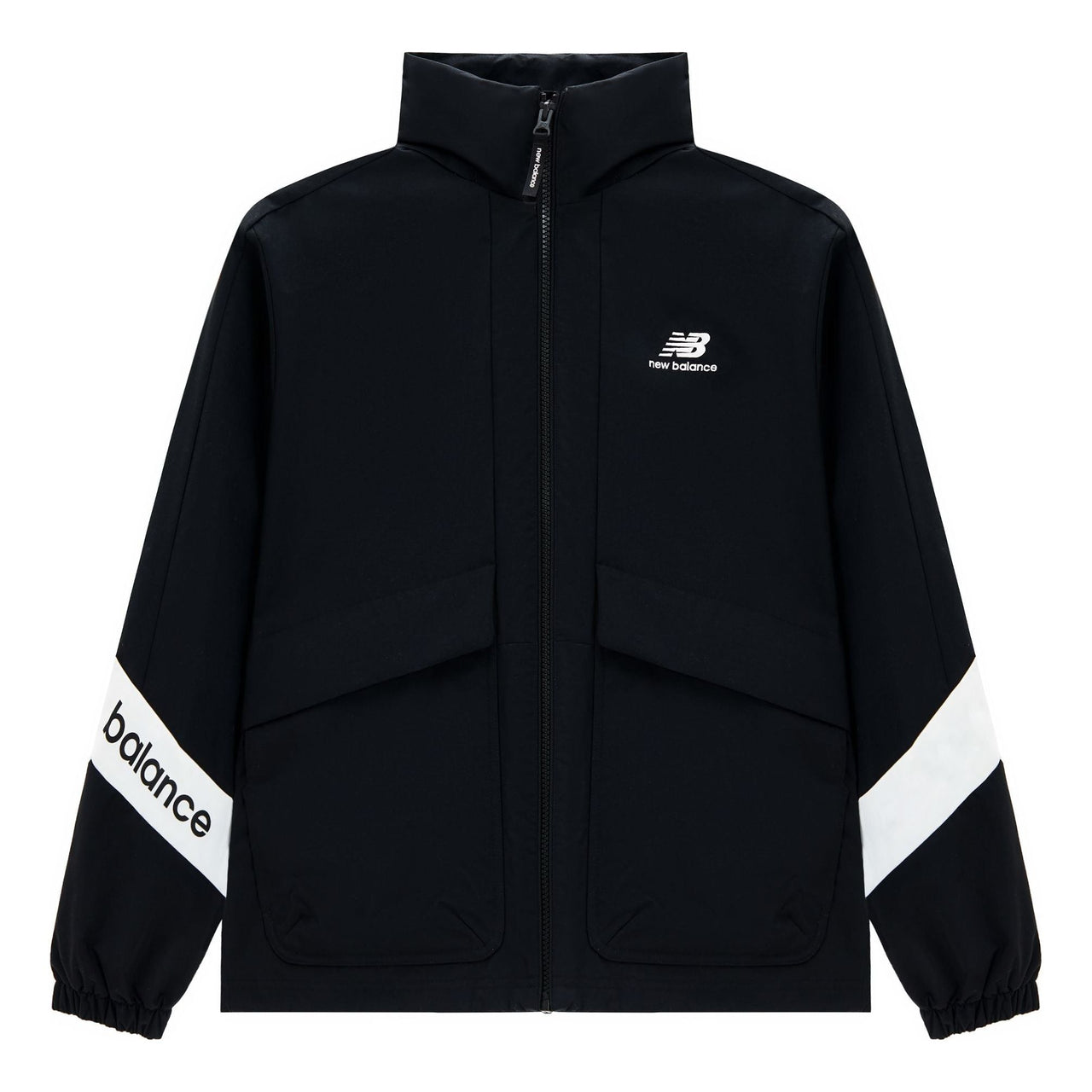 New Balance Lifestyle Jacket 'Black White' 5AD12103-BK