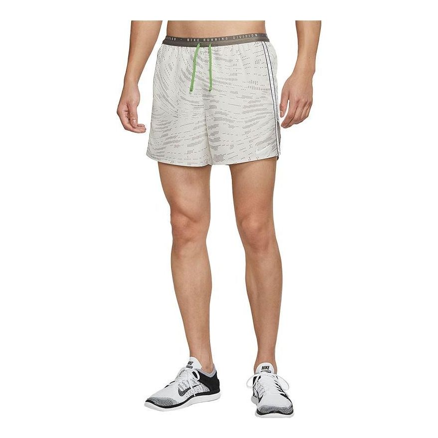 Men's Nike Dri-FIT Quick Dry Breathable Running Sports Lacing Shorts Light Bone DM4768-072