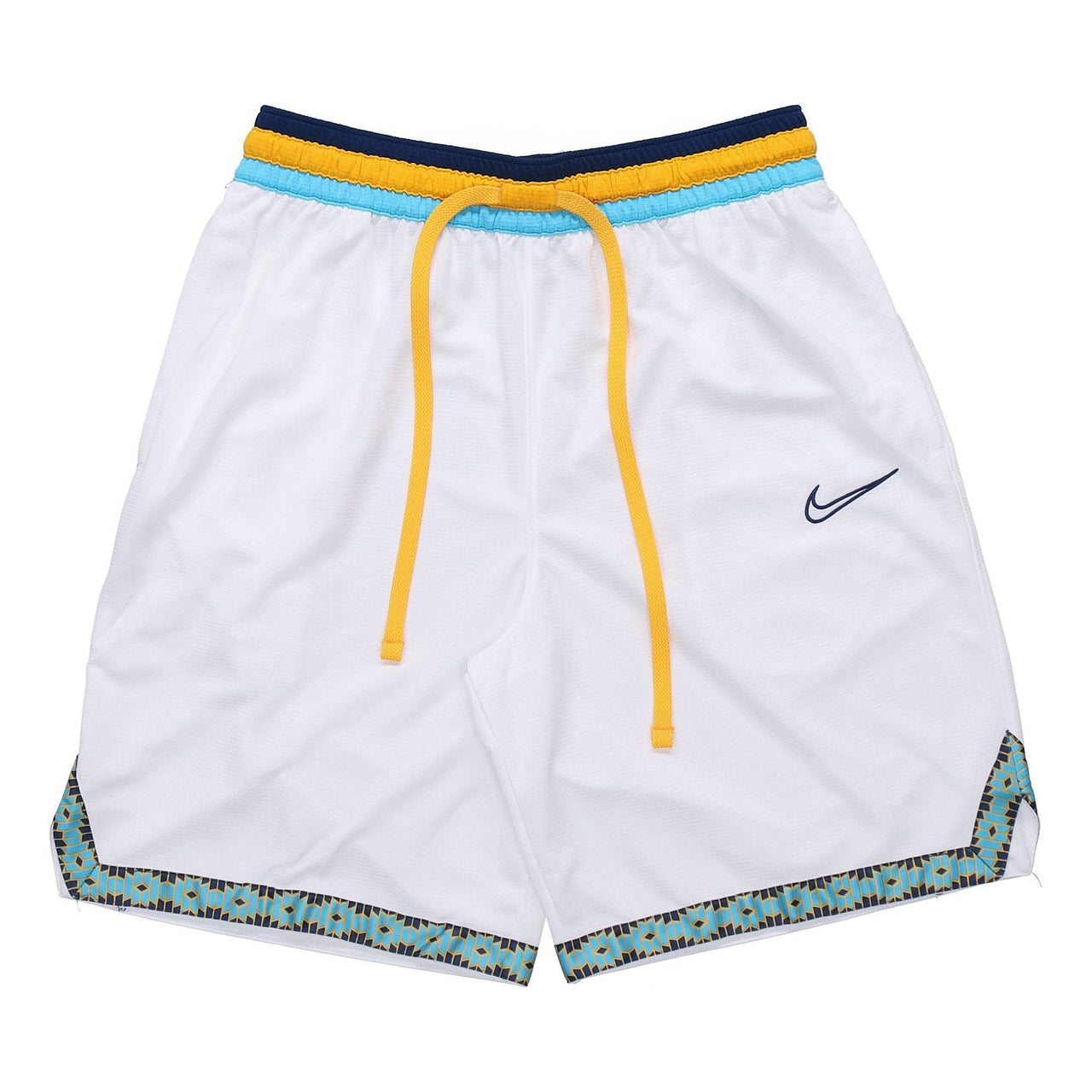 Nike DNA Contrast Color Stitching Basketball Sports Shorts White BV9447-101