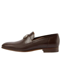 Gucci Interlocking G Loafer 'Dark Brown Leather' 730134-06F00-2140