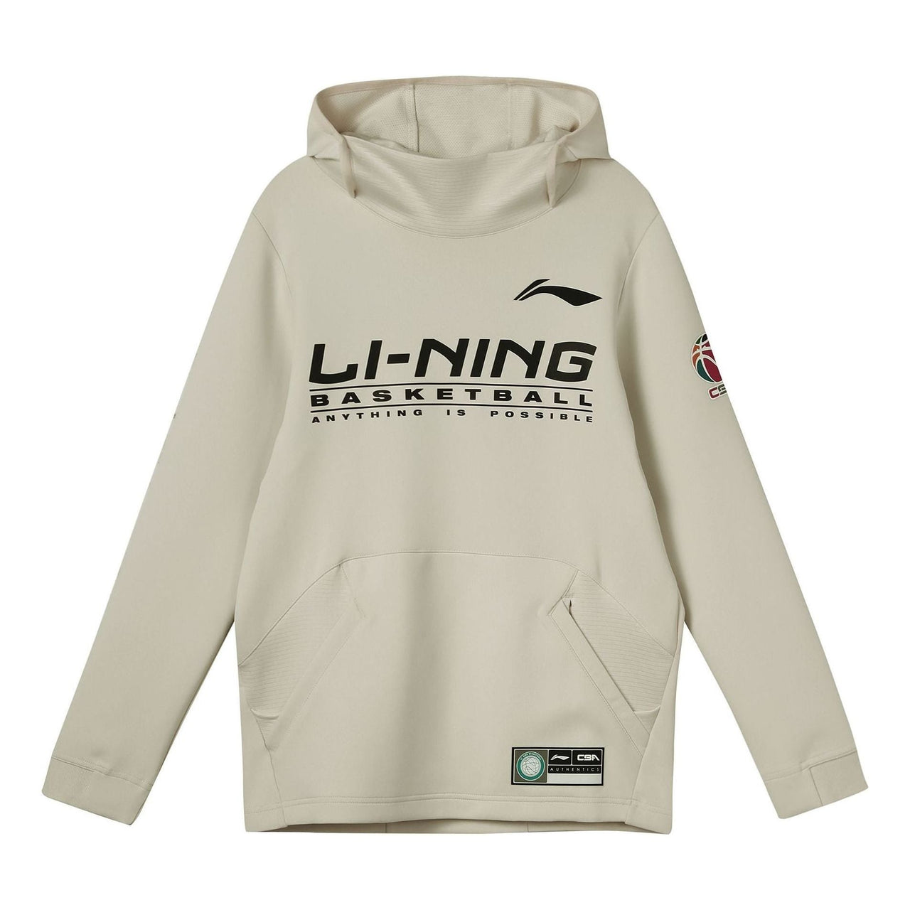 Li-Ning Sports Basketball Series CBA Training Sports Hoodie 'Cream' AWDRB63-2