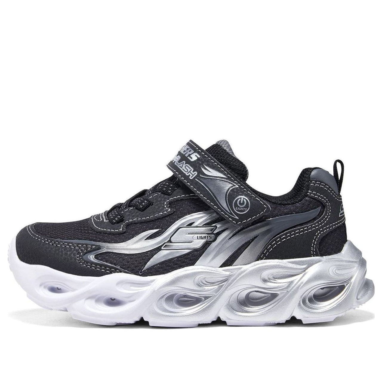 (GS) Skechers Thermo-Flash Trainers 'Black Silver' 400103L-BKSL