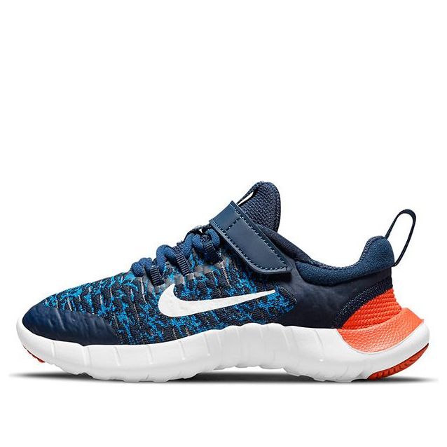 (PS) Nike Free RN 2021 'Blue White Orange' CZ3996-410