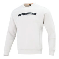 Men's adidas Th Ref Swt Casual Sports Round Neck Long Sleeves Bauxite Brown HE9906