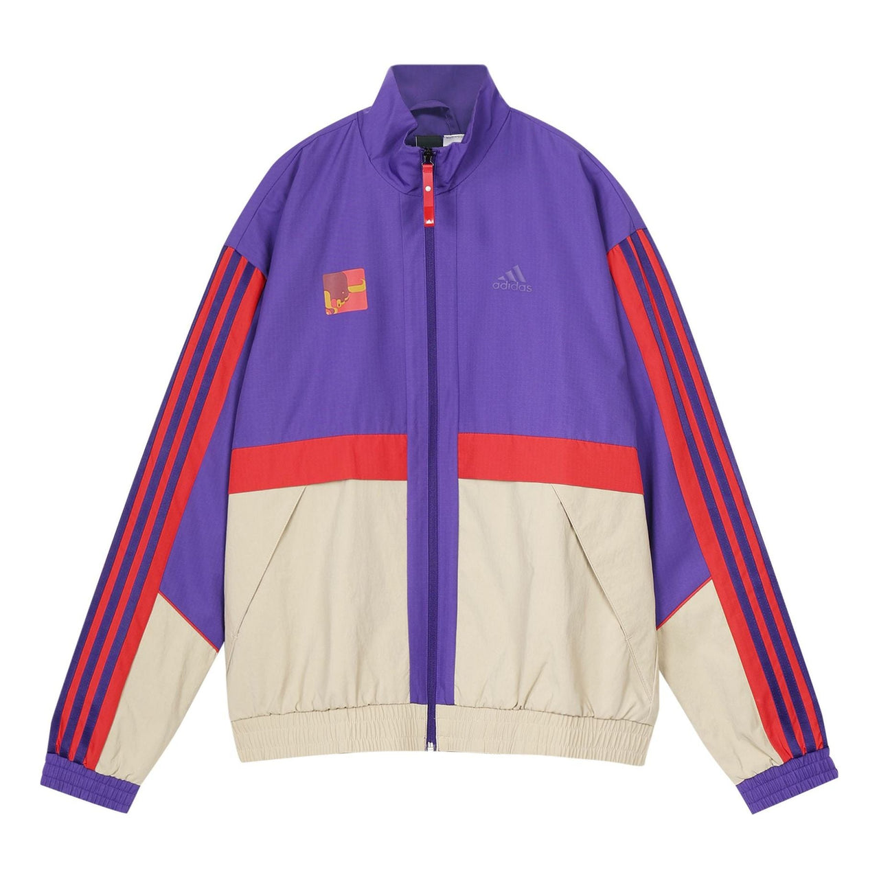adidas CNY Jkt South New Year's Edition Sports Stand Collar Jacket Purple GP1824