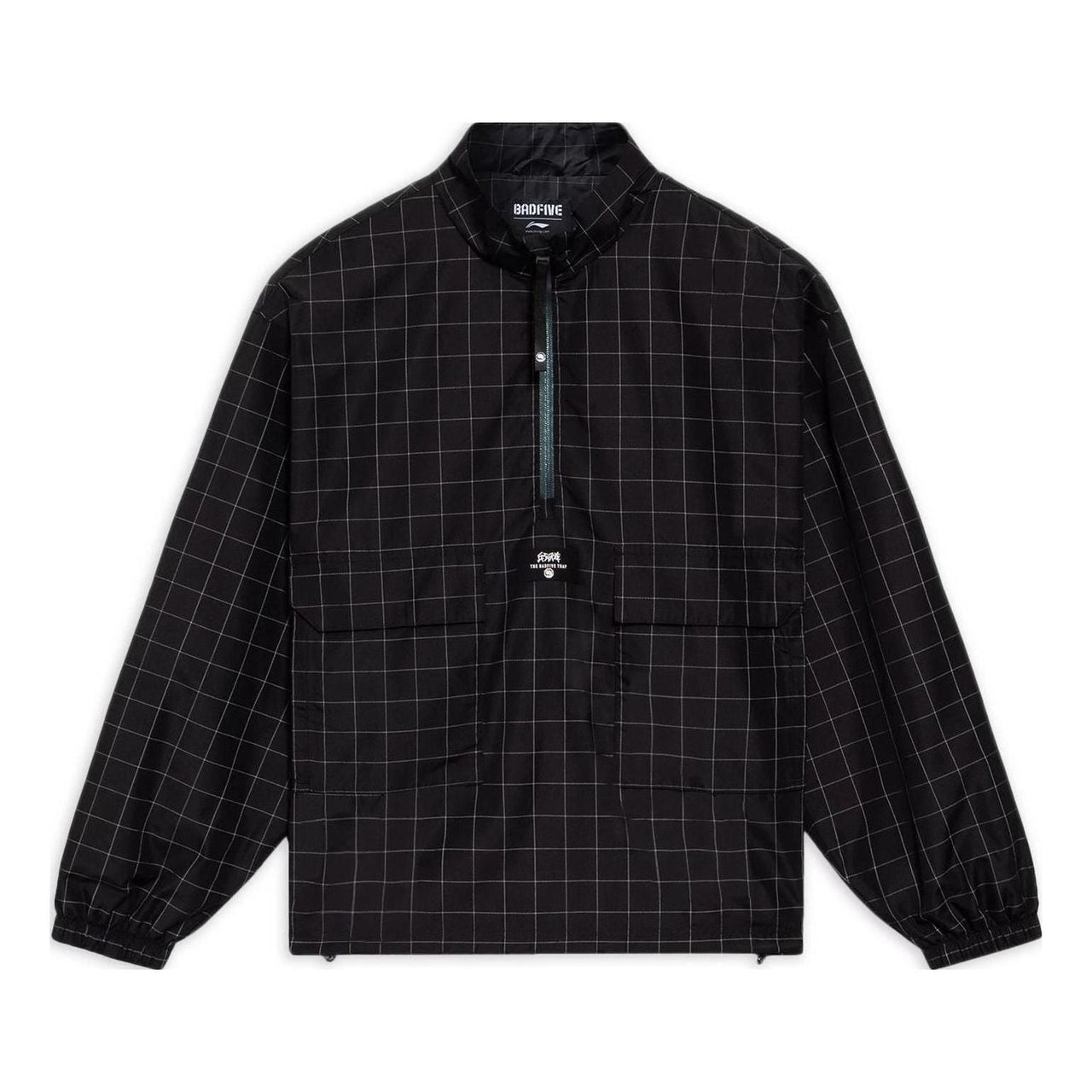 Li-Ning BadFive Graphic Sports Half Zip Jacket 'Black' AFDS363-2