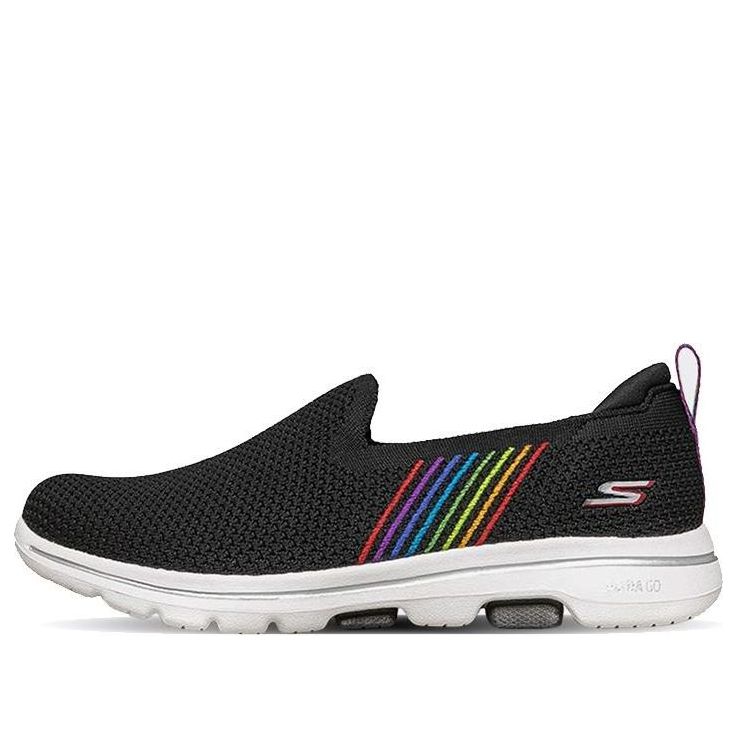 (WMNS) Skechers Go Walk 5 'Black' 124246-BKMT