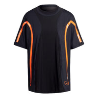(WMNS) adidas by Stella McCartney TruePace Running Loose T-Shirt 'Black Orange' HD9113