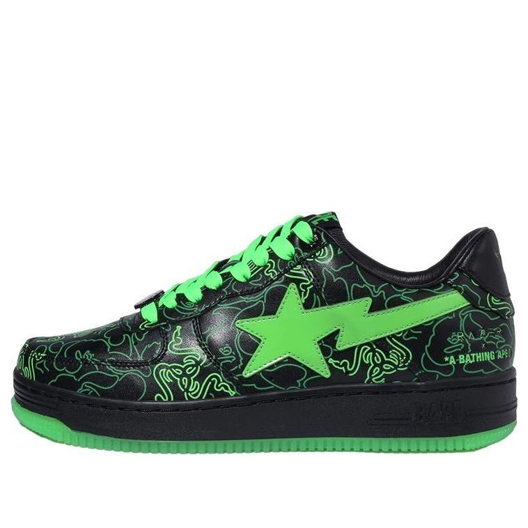 A BATHING APE X Razer Bape Sta 'Black Neon Green' 1I23-191-902-BG