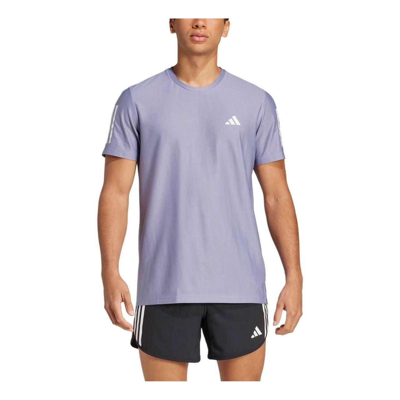 adidas Own the Run T-Shirt 'Silver Violet' JC9796