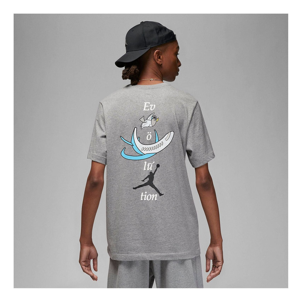 Air Jordan Logo T-Shirt 'Grey' FB7469-091