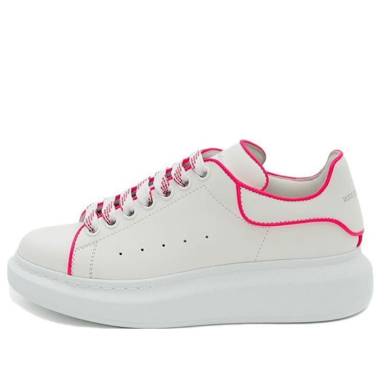 (WMNS) Alexander McQueen Oversized Sneakers 'Fluo Pink' 697600WIBNI9757