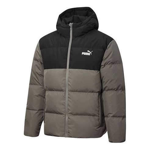 PUMA Puffer Down Jacket 'Olive Green Black' 530695-42