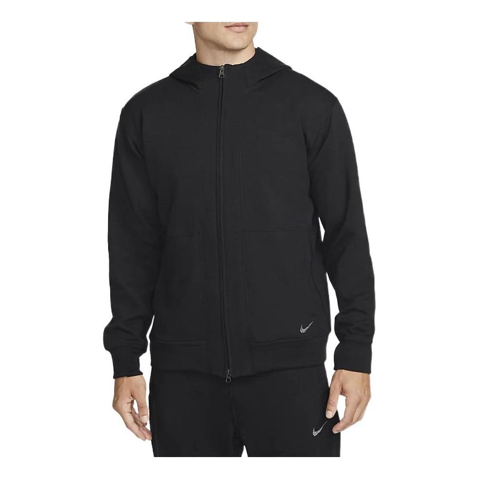 Nike long sleeves hooded zipped jacket 'Black' DQ4877-010