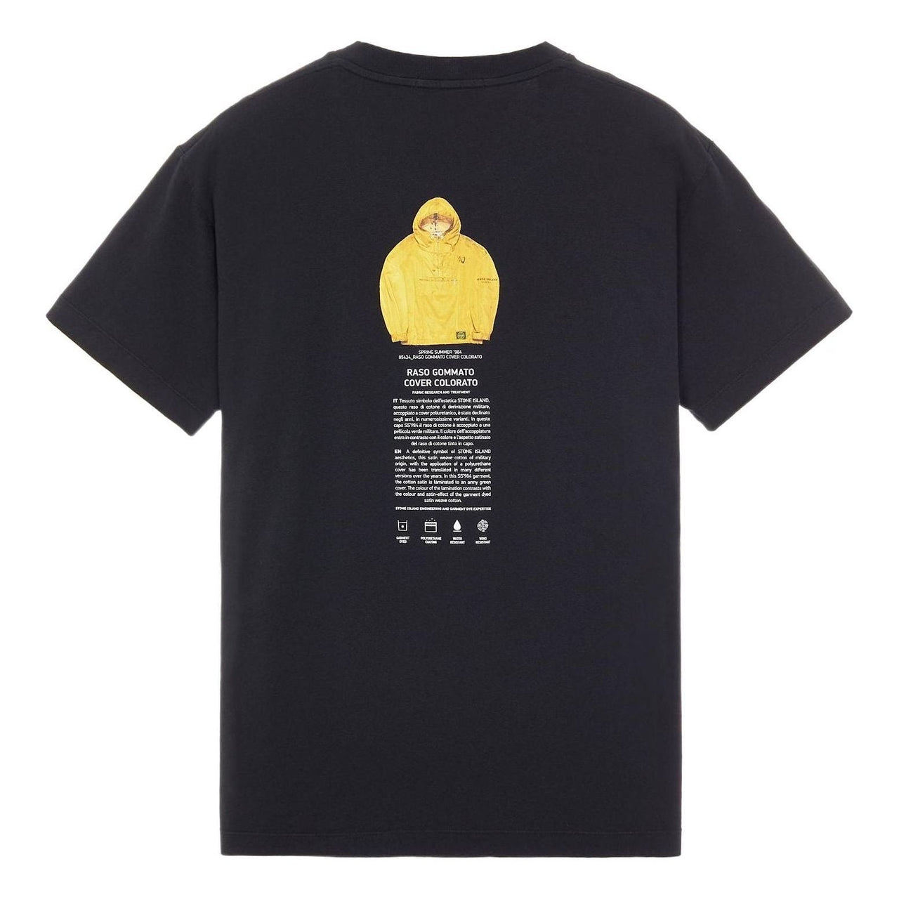 STONE ISLAND "Archivio" Logo T-shirt 'Black' 76152NS91-V0029