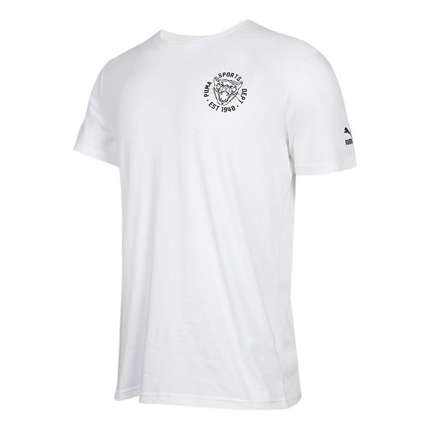PUMA Graphic Vintage Cat Tee 'White' 578728-02