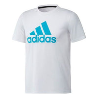 adidas Casual Sports Round Neck Short Sleeve White FT9735