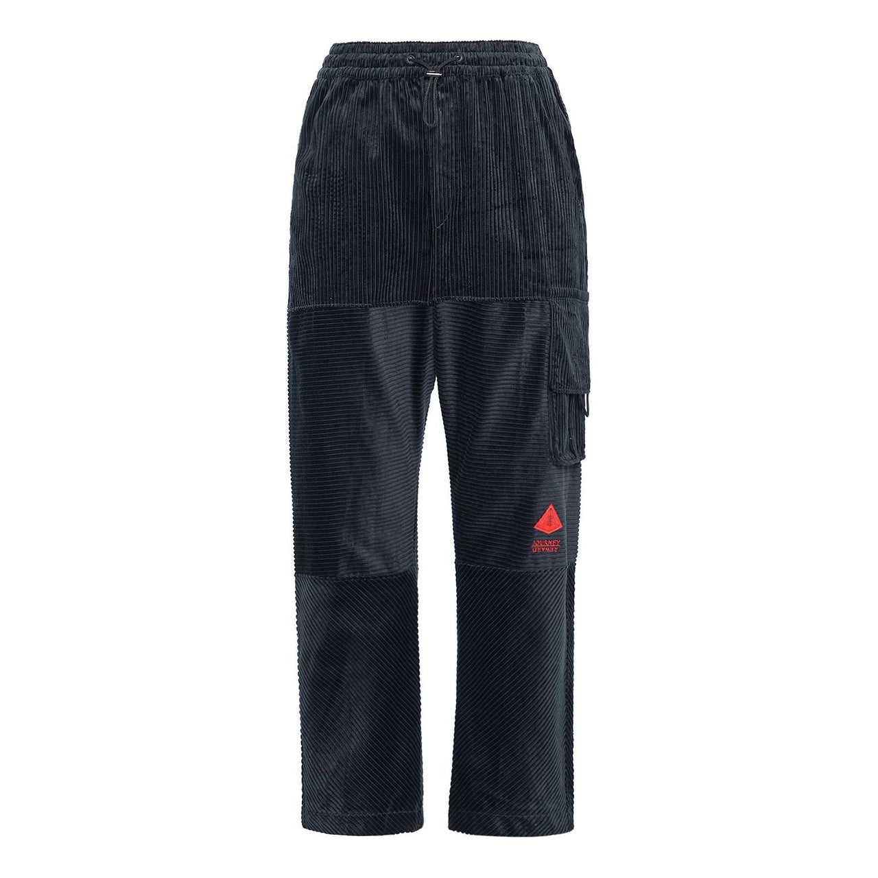 Men's Nike Corduroy Cargo Casual Straight Long Pants/Trousers Black DA6686-010