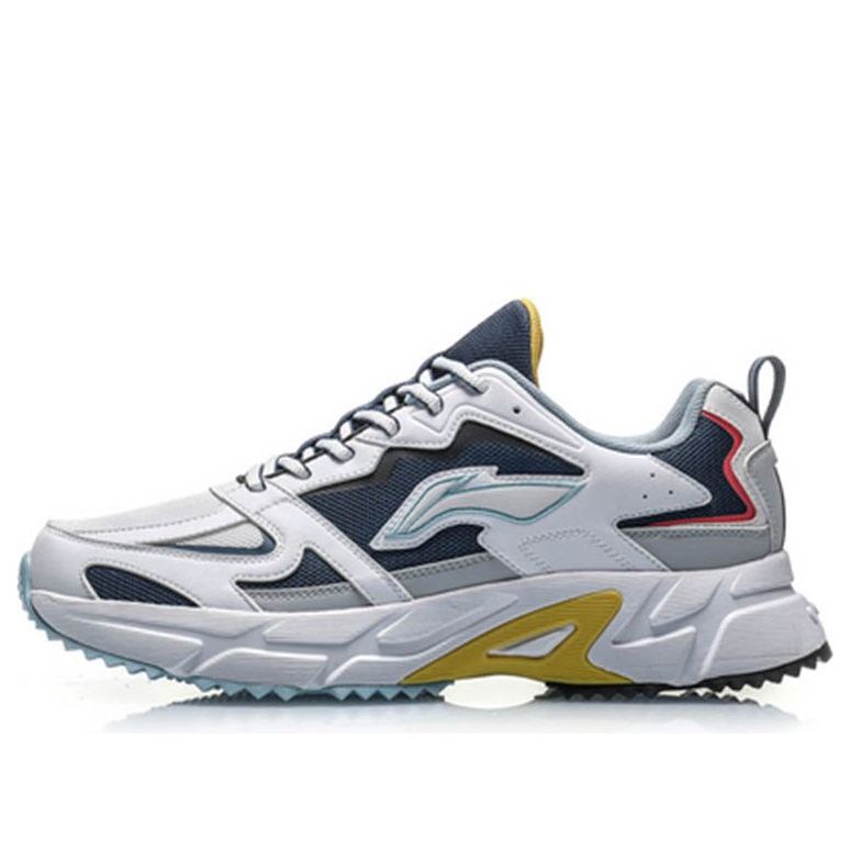 Li-Ning Retro Running Shoes 'Deep Water Duck Blue' ARLQ001-3