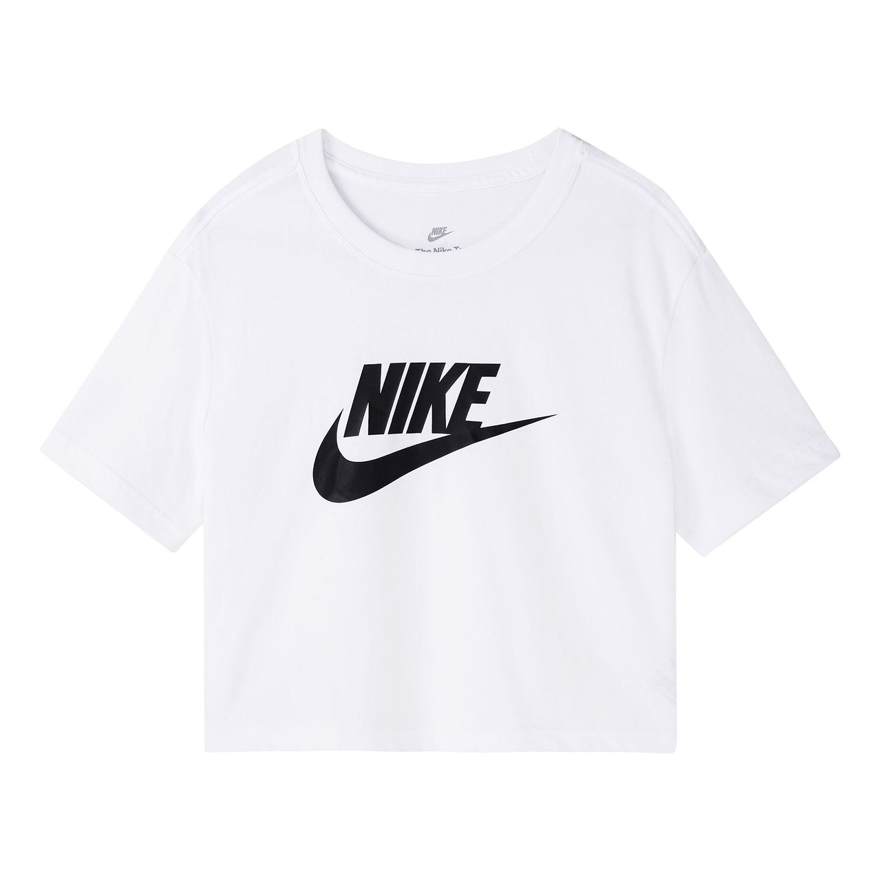 (WMNS) Nike Sportswear Essential Short Casual Crew Neck Short Sleeve T-Shirt White BV6176-100