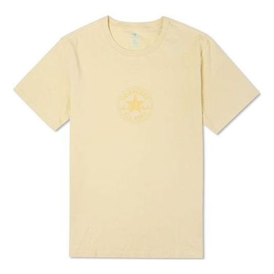 Converse Tonal All Star Patch Graphic T-Shirt 'Yellow' 10023285-A01