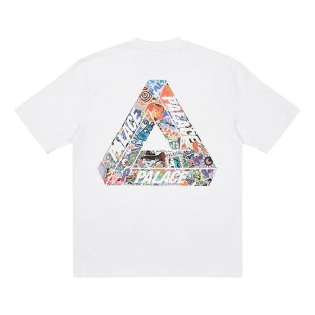 Palace Tri-Sticker Pack Logo T-Shirt 'White' P21TS105