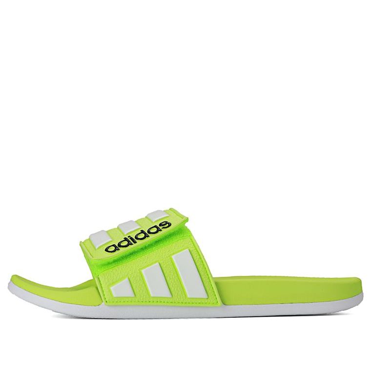 adidas neo Adilette Fluorescent Green Slippers EH2849