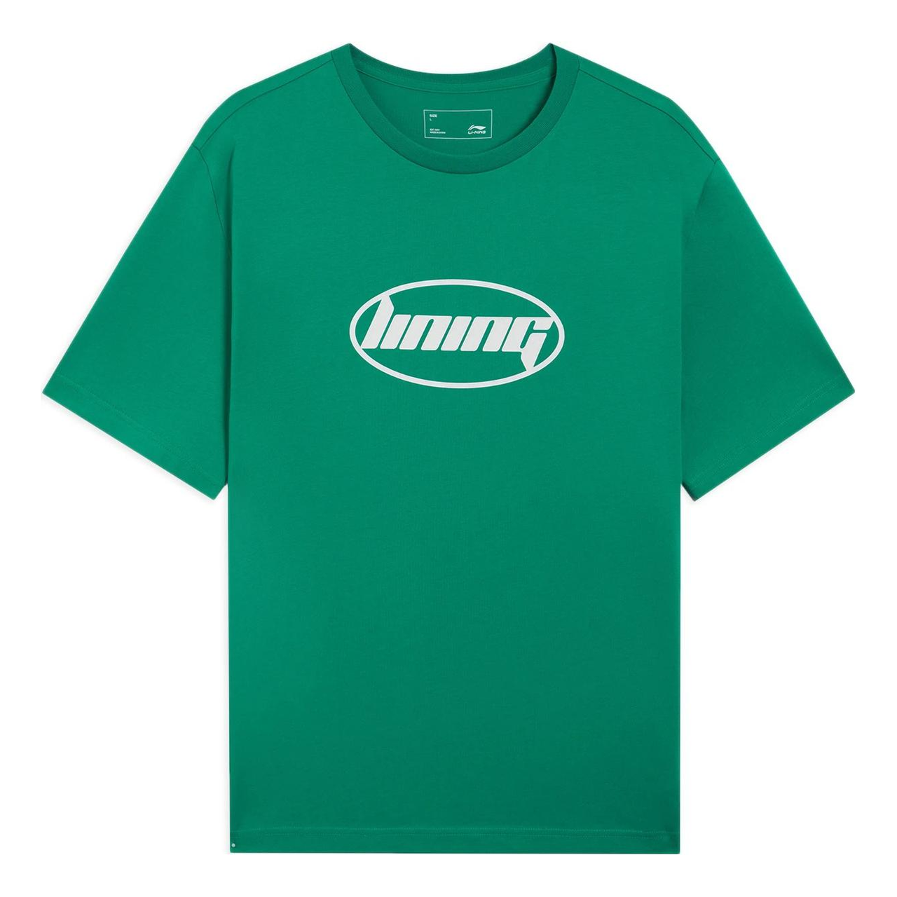 Li-Ning Fashion Logo T-shirt 'Green White' AHSSA33-12