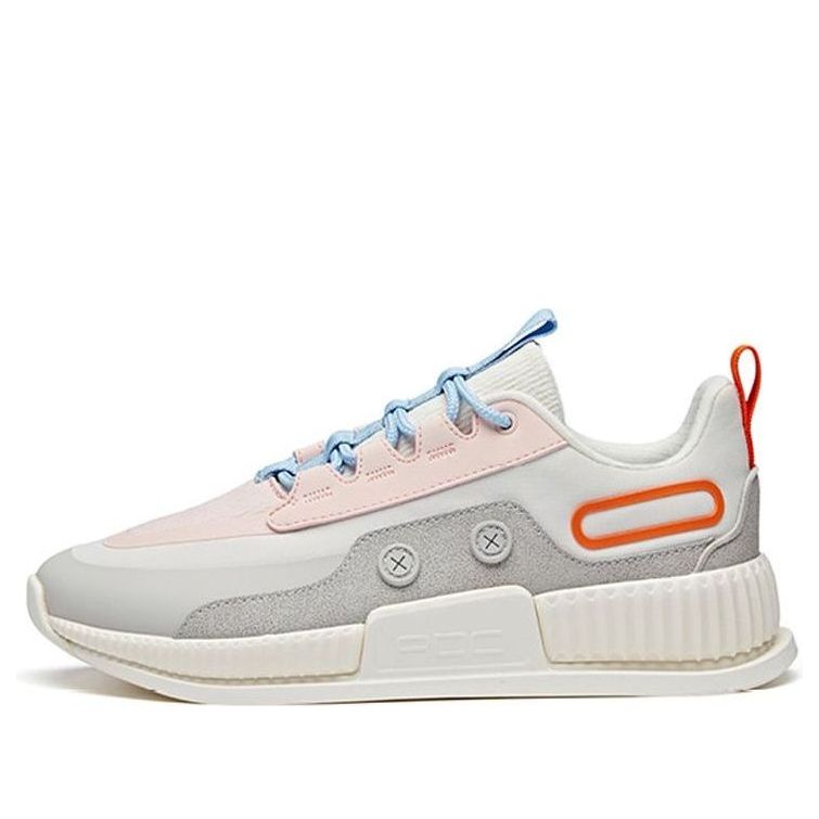 (WMNS) ANTA Life Series Sneakers 'Refuse Mediocrity Grey White' 122018888-1