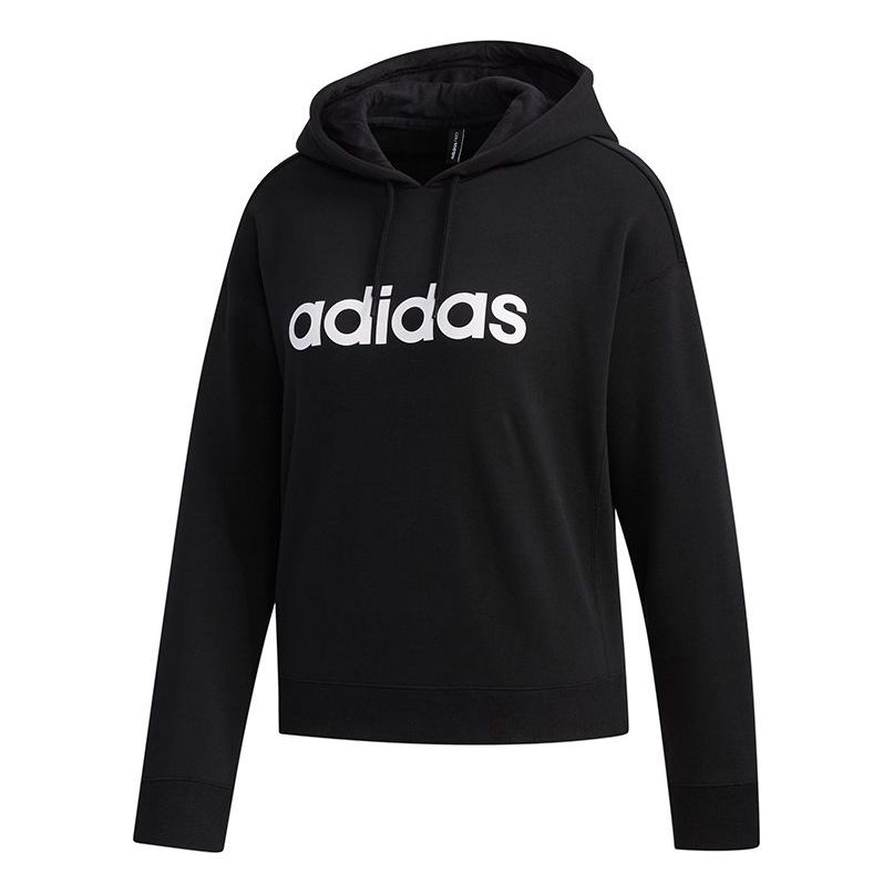 (WMNS) adidas Neo Faves Hoodies 'Black' GD9893