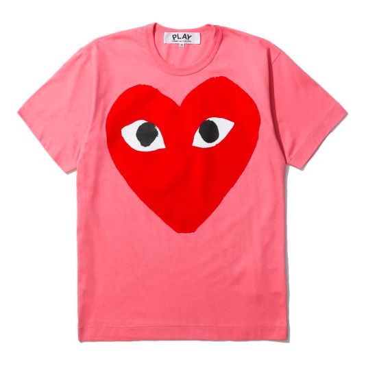 COMME des GARCONS PLAY Pastelle Red Heart T-Shirt 'Pink' AZ-T274-051-3