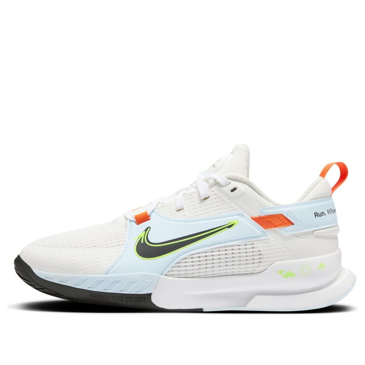 (GS) Nike Crosscourt 'Sail Glacier Blue Volt' HQ3471-101