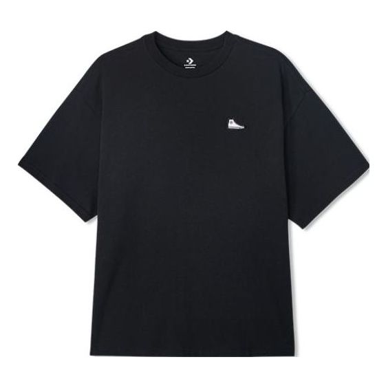 Converse Chuck Taylor Sneaker Patch Crew Neck T-Shirt 'Black' 10023850-A04