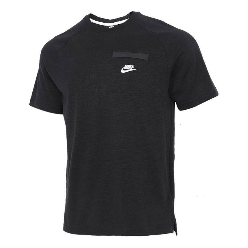 Nike Sports Training Loose Breathable Round Neck Short Sleeve Black CZ9867-010